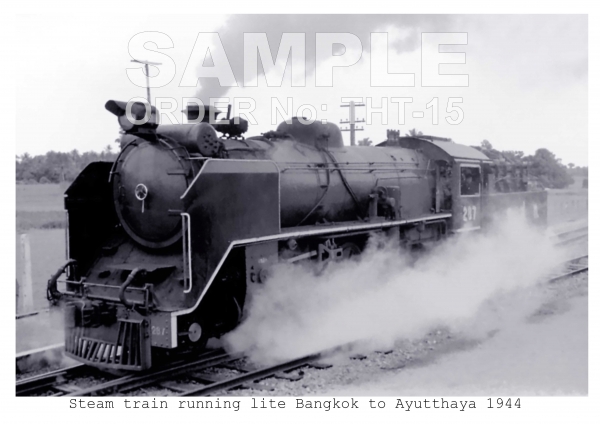 Steam Train Thailand Railway
