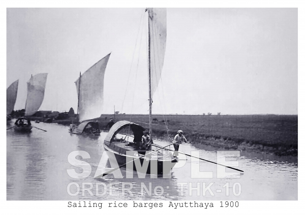 Rice Barges Thailand