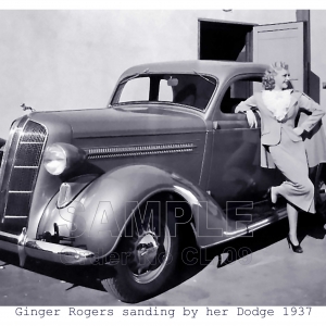 Ginger Rogers classic car
