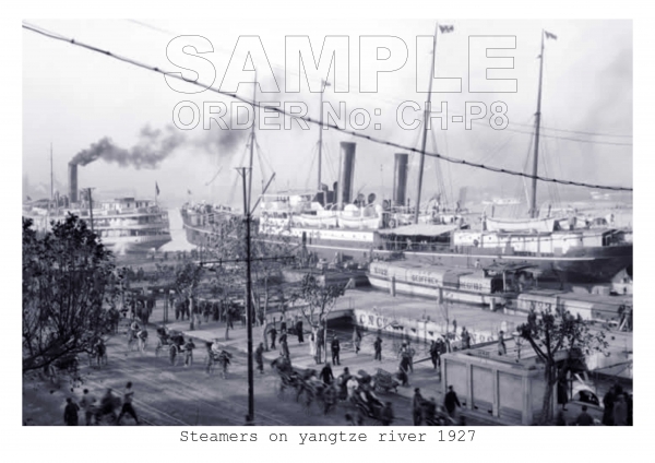 Steamers, Yangtze, river