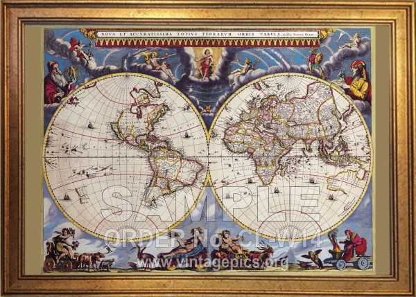 World Vintage maps