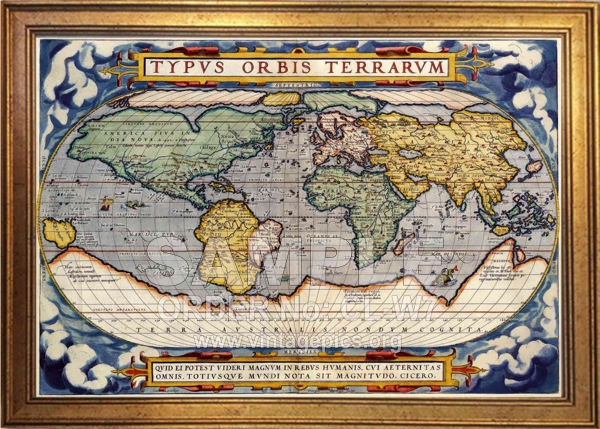 Rare old world maps