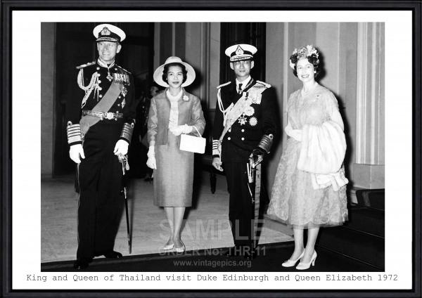 King and Queen of Thailand visit Duke Edinburgh and Queen Elizabeth